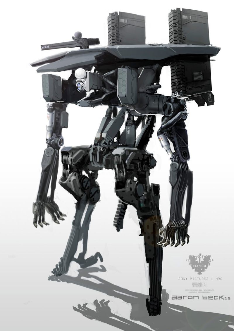 Illustration for article titled The Insane Sex Robots We Never Saw in Elysium